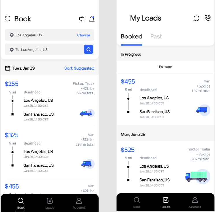 Freight app